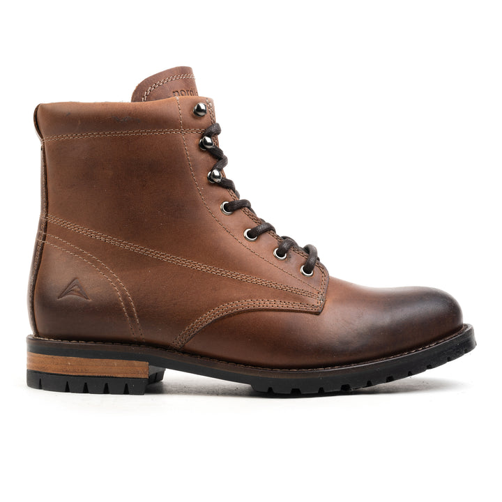 GORDON MID BOOT Tan bőr csizma