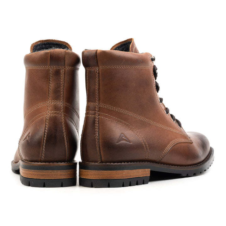 GORDON MID BOOT Tan bőr csizma
