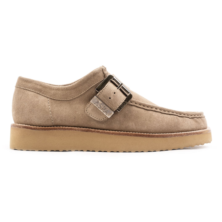 TOMMY SHOES Oatmeal Velour bőr sneaker
