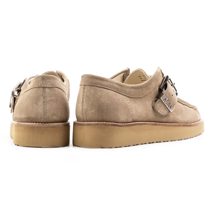 TOMMY SHOES Oatmeal Velour bőr sneaker