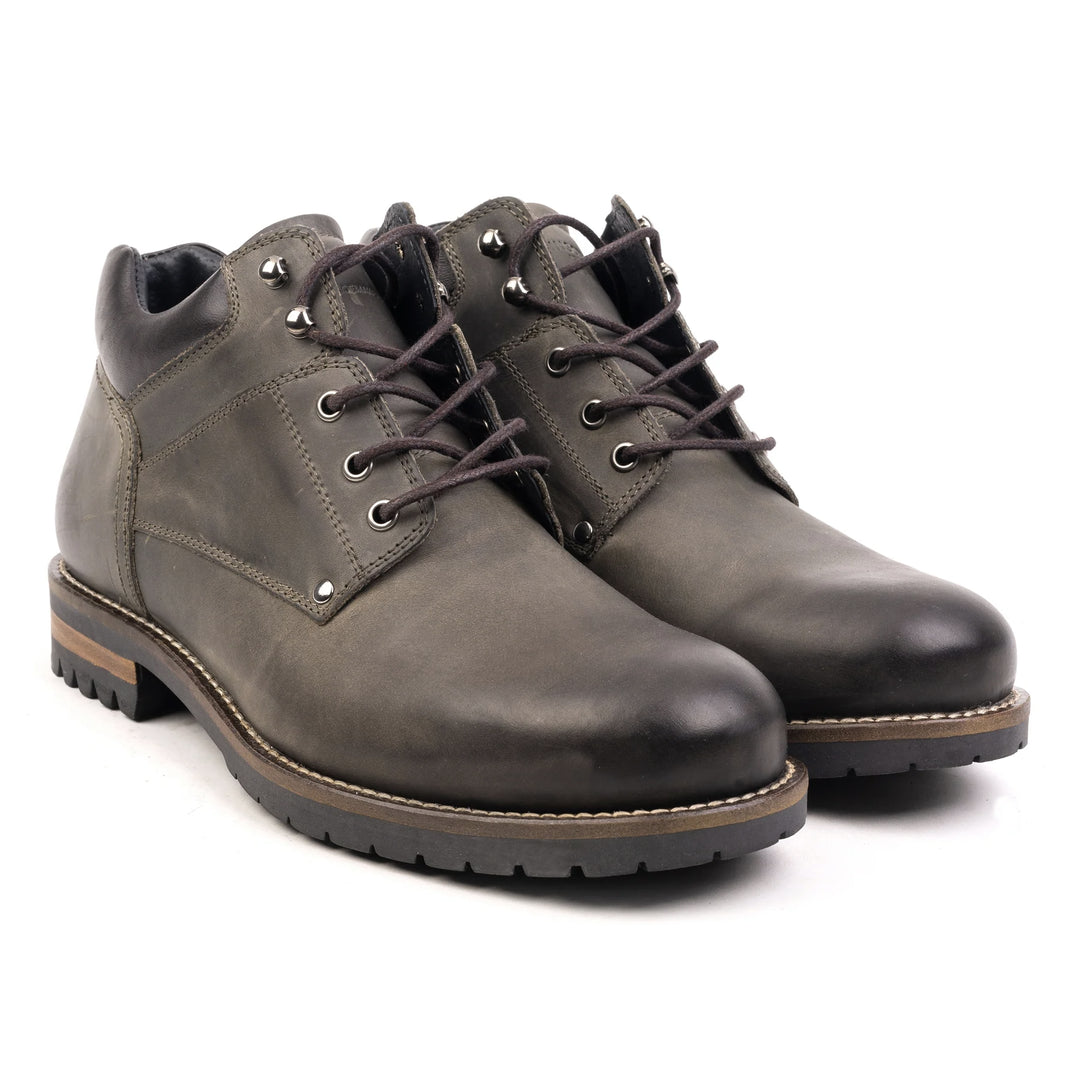 GORDON WAGONEER ANKLE BOOT khaki bőr Pull Up csizma