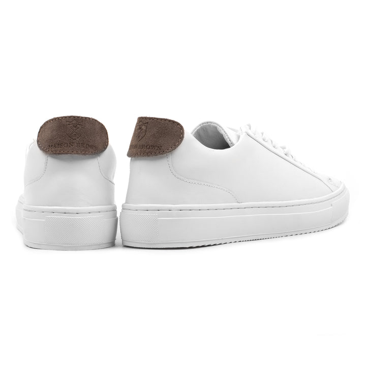 SORREN VELCRO LOW TOP fehér bőr