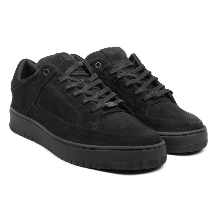 BENNET P4 LOW Off fekete Suede sneaker