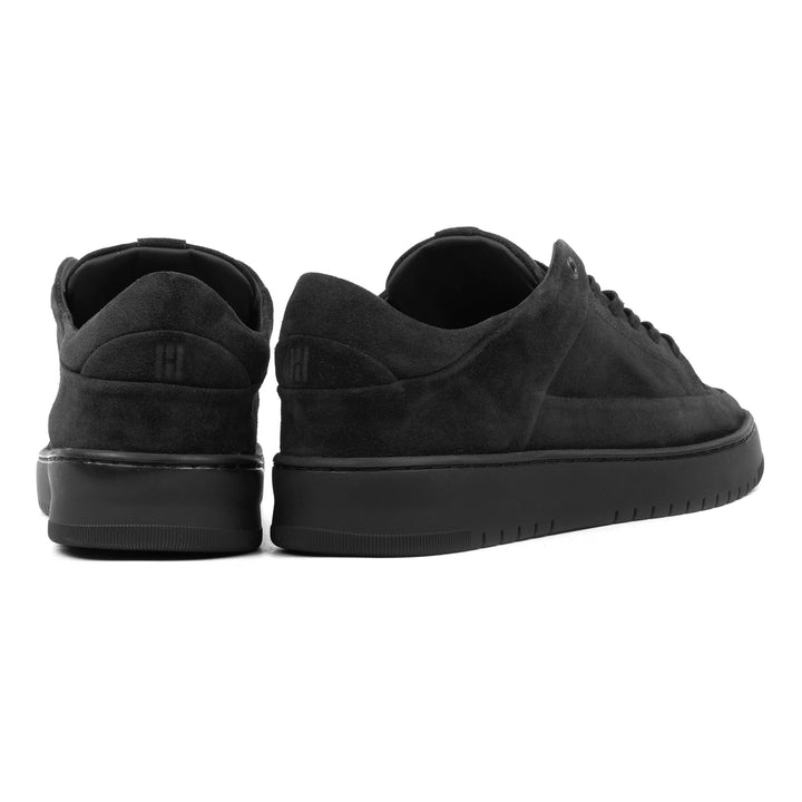 BENNET P4 LOW Off fekete Suede sneaker