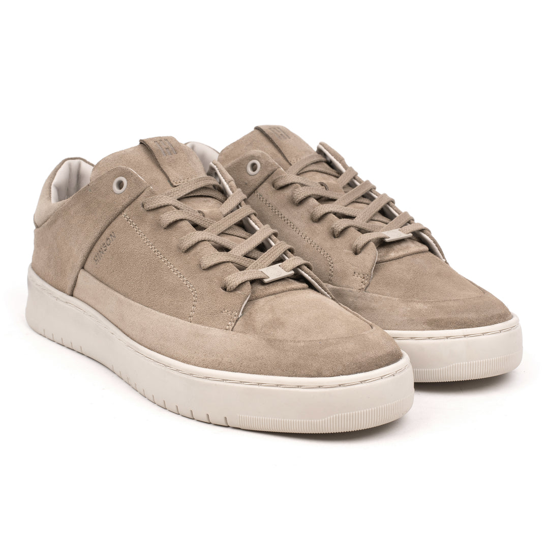 BENNET P4 LOW Sand ( Lt taupe) Suede sneaker