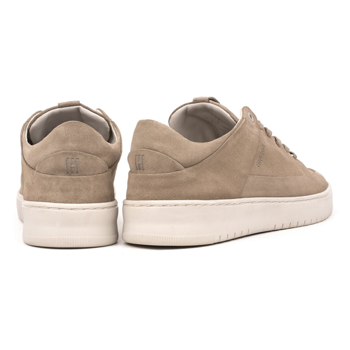 BENNET P4 LOW Sand ( Lt taupe) Suede sneaker