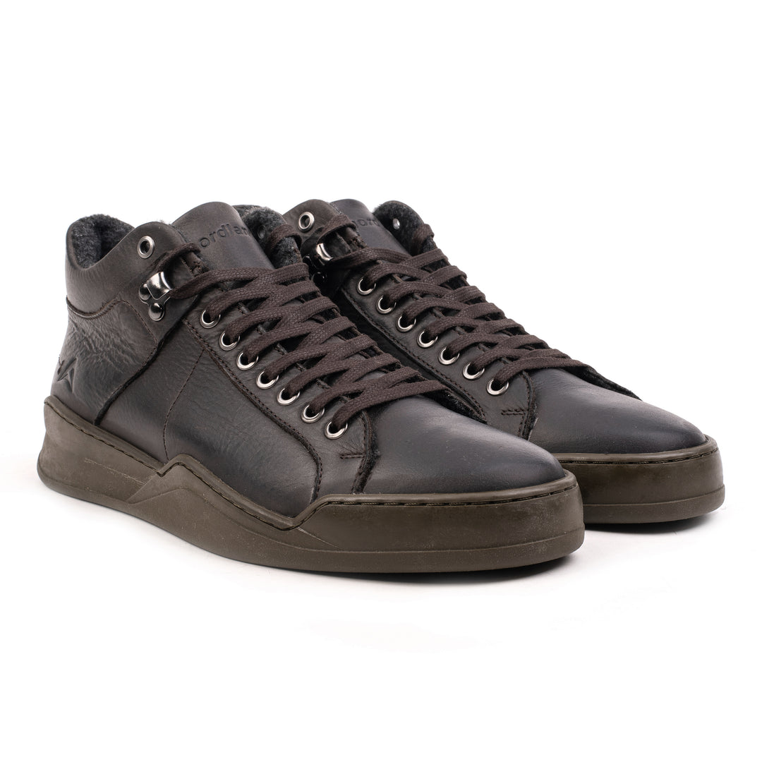 ALLIN ALPINA MID Dk barna bőr sneaker