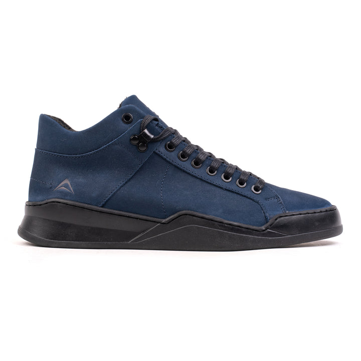 ALLIN ALPINA MID sötétkék nubuk sneaker