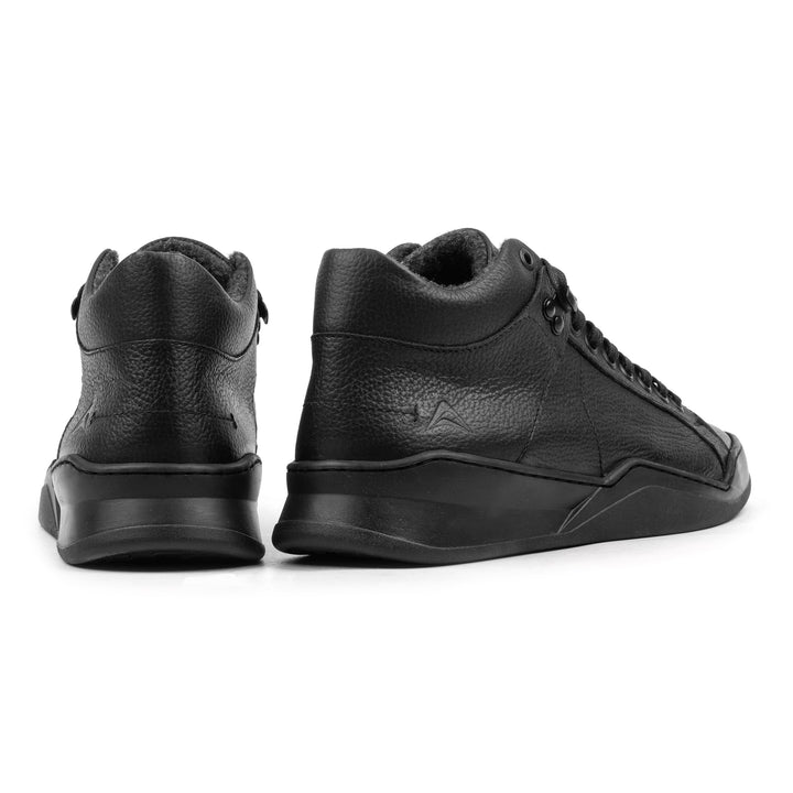 ALLIN ALPINA MID fekete bőr sneaker