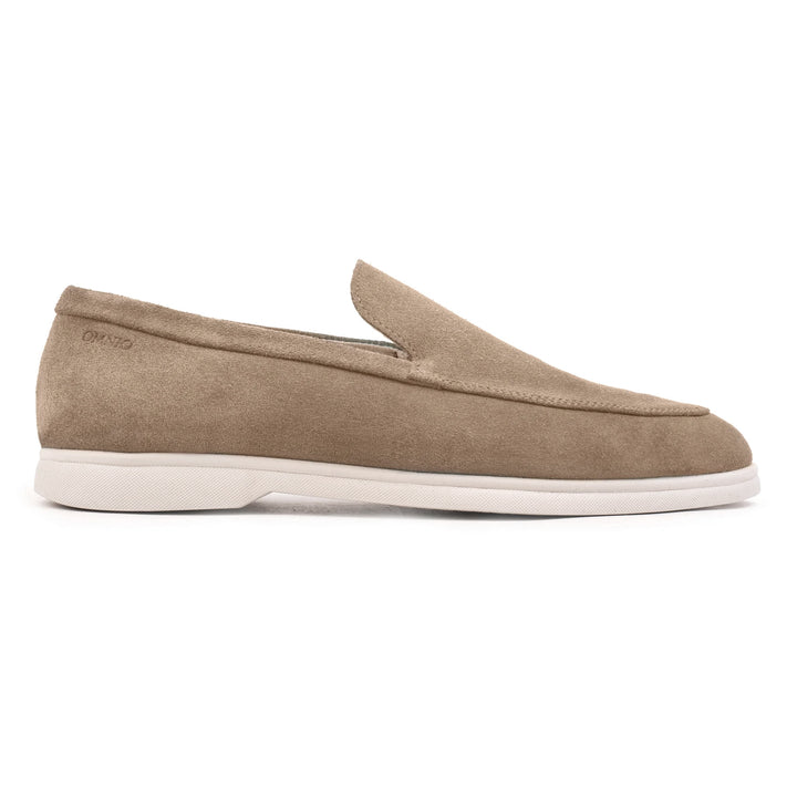 ACE LOAFER Maroliv Velúr