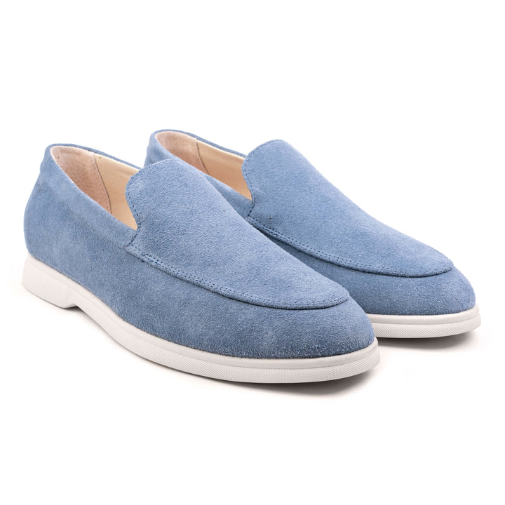 ACE LOAFER kék Suede