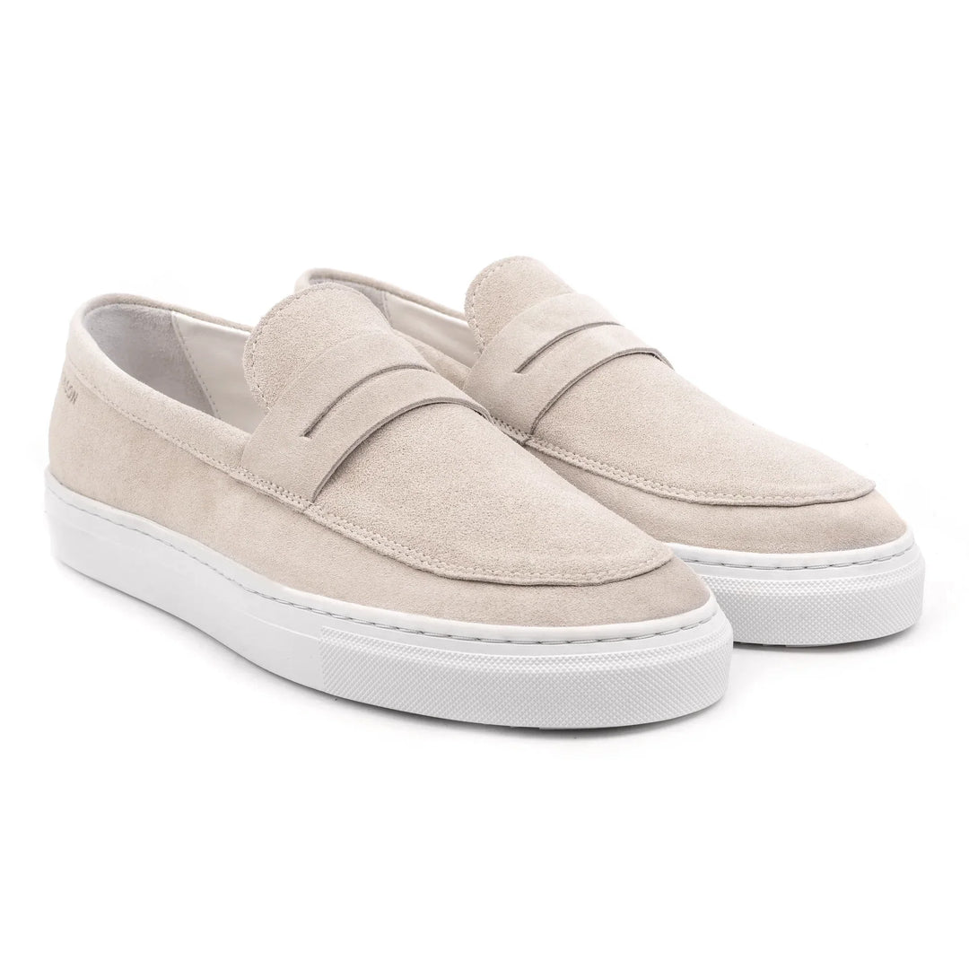MALTON LOAFER SADDLE Ice Suede