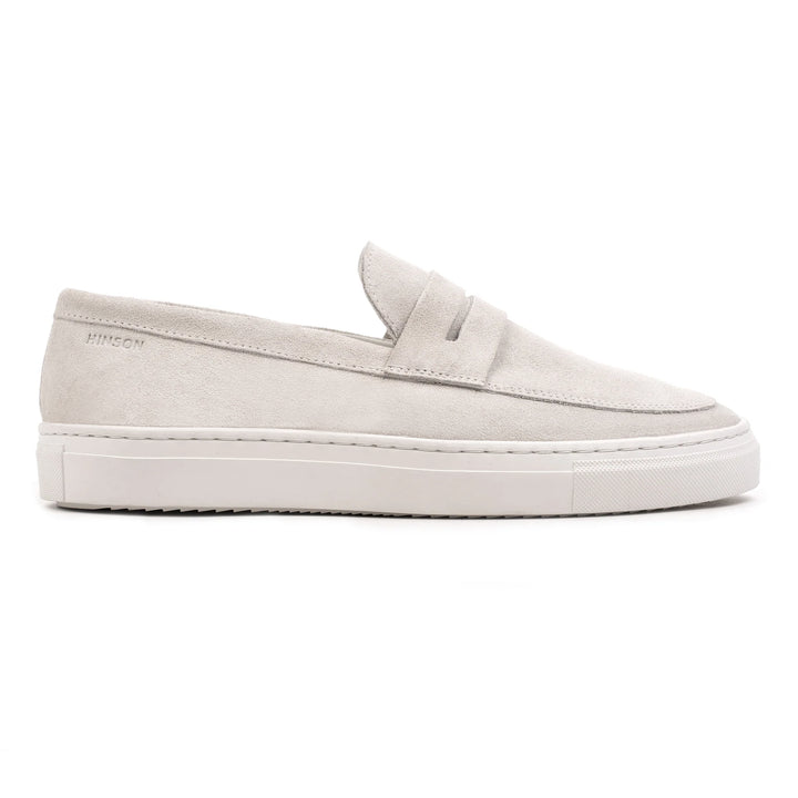 MALTON LOAFER SADDLE Off fehér Suede