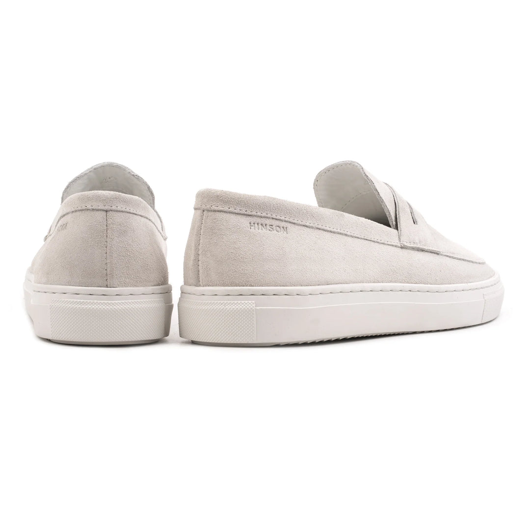 MALTON LOAFER SADDLE Off fehér Suede