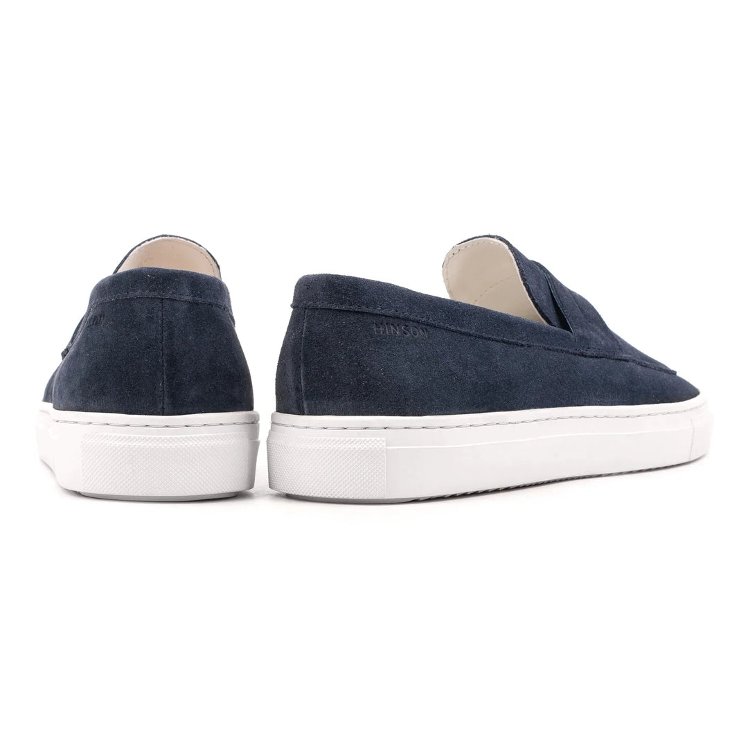 MALTON LOAFER SADDLE Dk. kék Suede