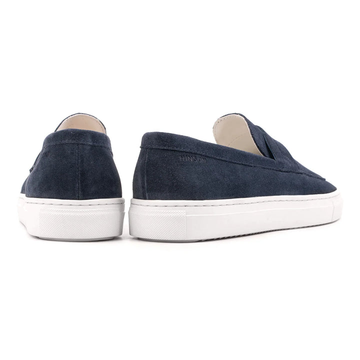 MALTON LOAFER SADDLE Dk. kék Suede