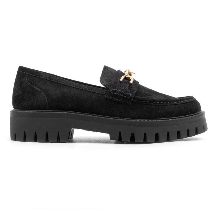 FOZA LOAFER fekete Velour
