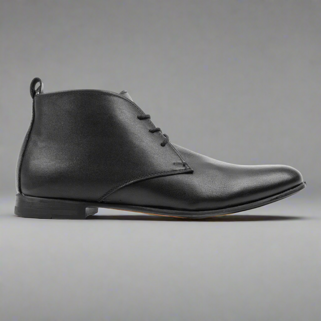 LOOP CHUCKA Fekete Bőr Sima