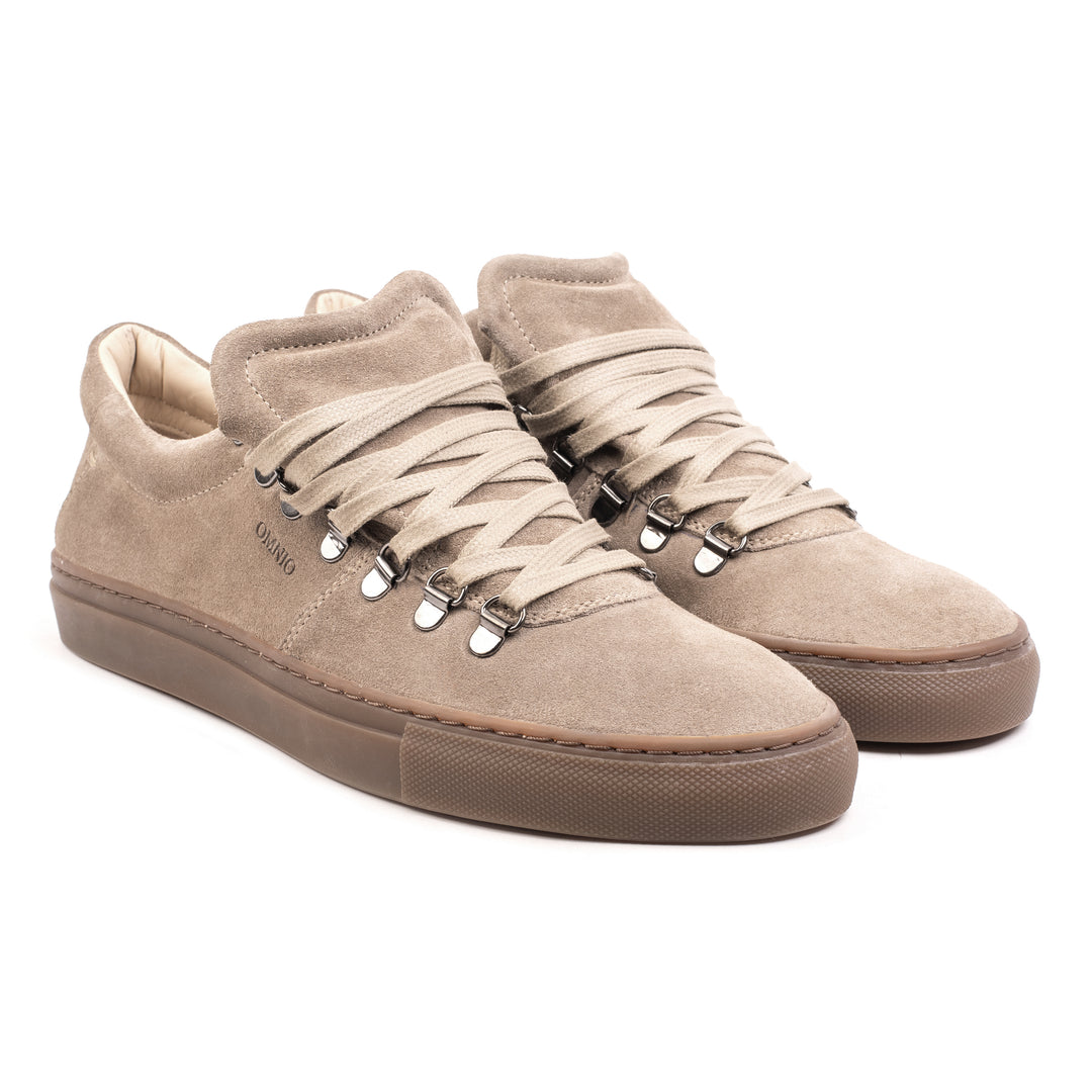 VENETO MONTE taupe Suede sneaker