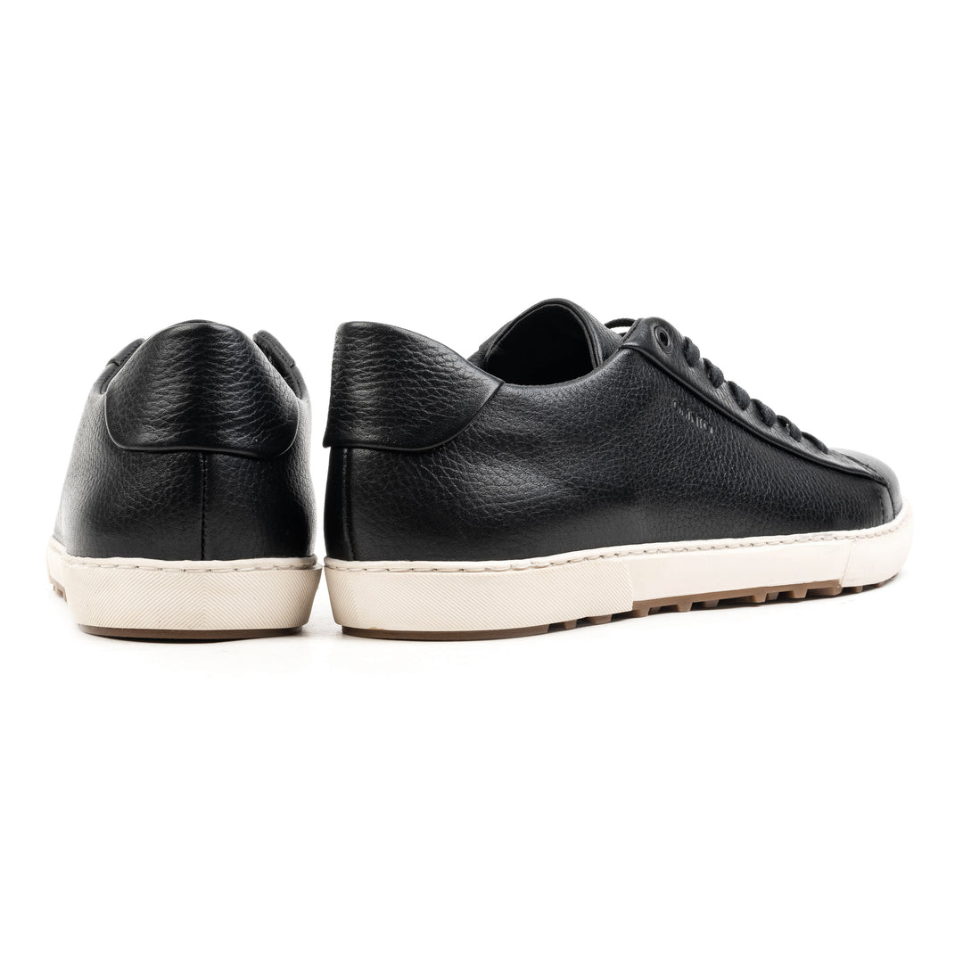 BELGRADO BASE LOW fekete mart bőr sneaker
