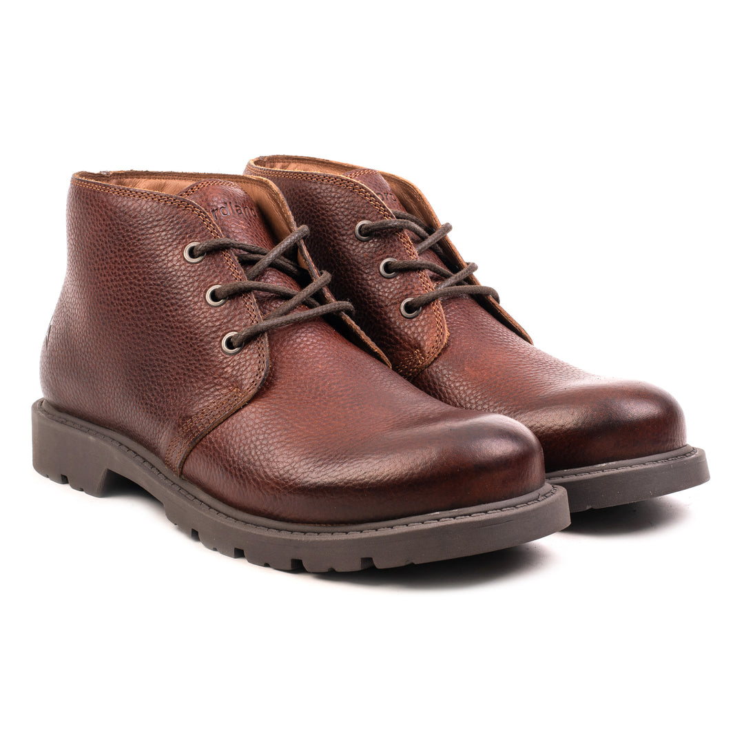 TUNDRA CHUKKA Chesnut bőr sneaker