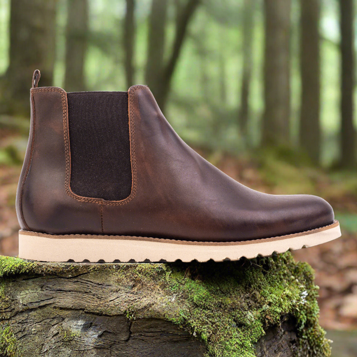 RAVAL CHELSEA BOOT Égetett viaszos bőr