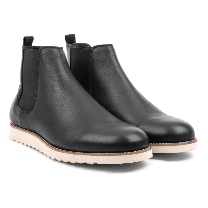 RAVAL CHELSEA BOOT Fekete Bőr