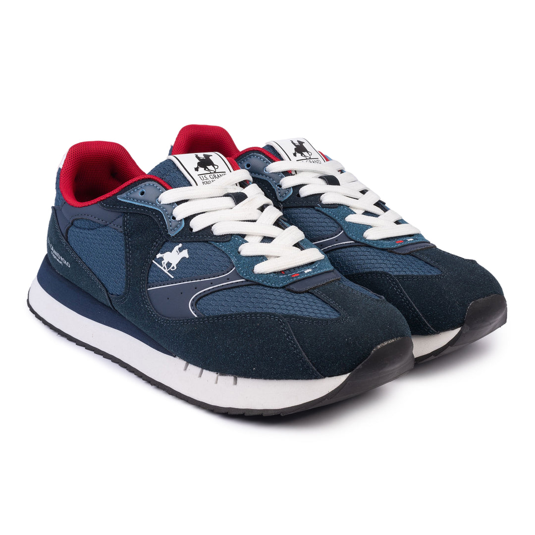 NIC SNEAKER Sötétkék Velúr