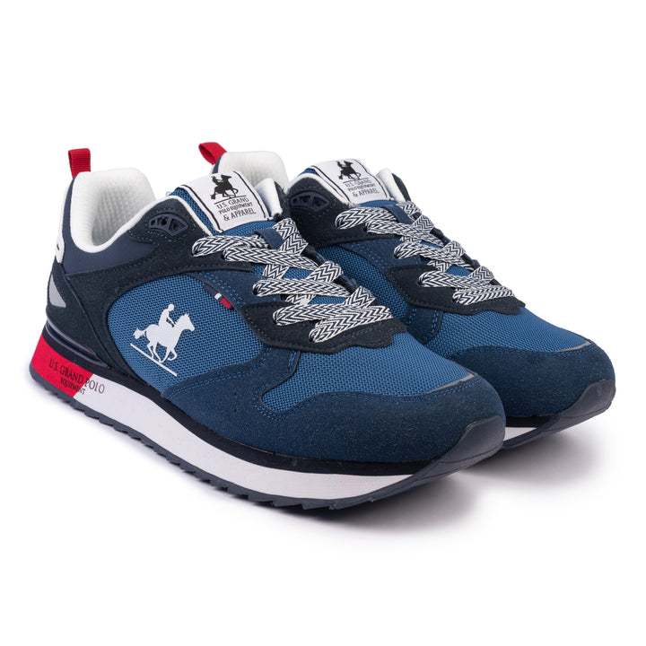 FERCH SNEAKER tengerészkék velúr