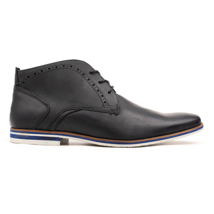 SANTANDER LACE UP Fekete Bőr Pull up