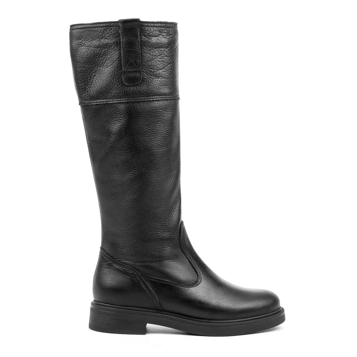 TERSA ROCK fekete bőr sneaker