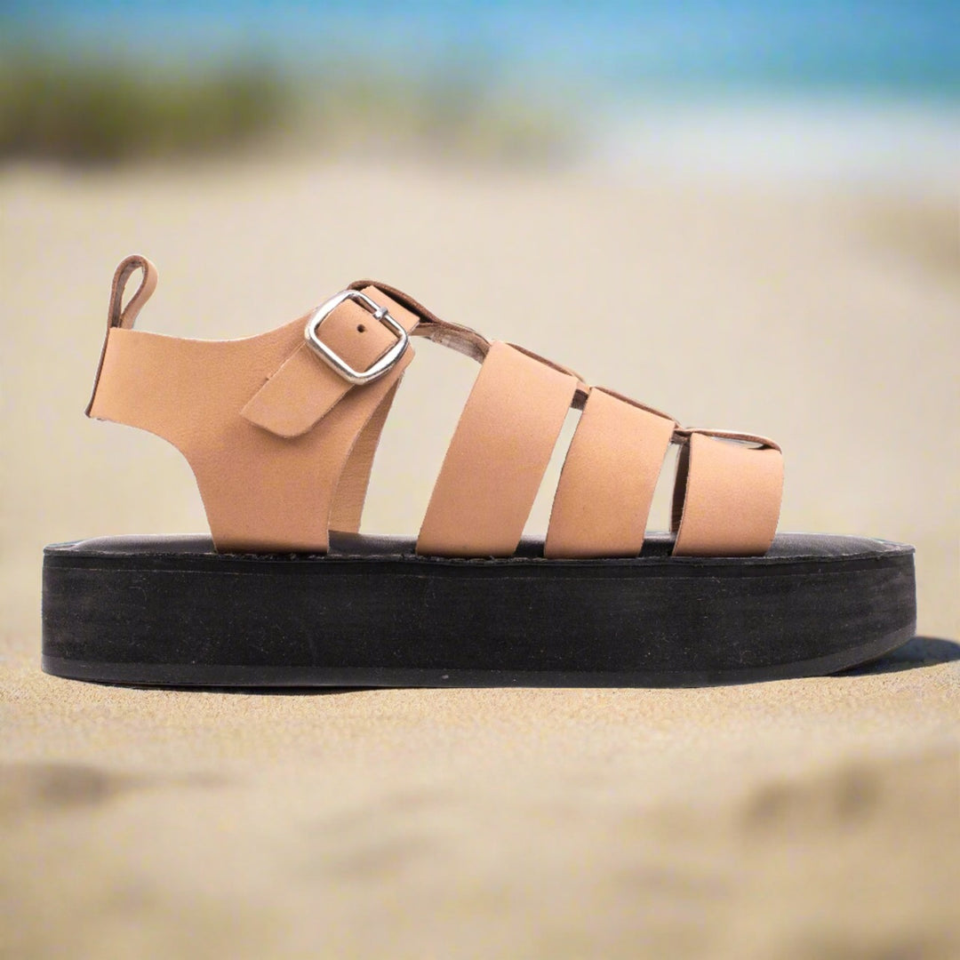 Geek Sandal bézs szandál