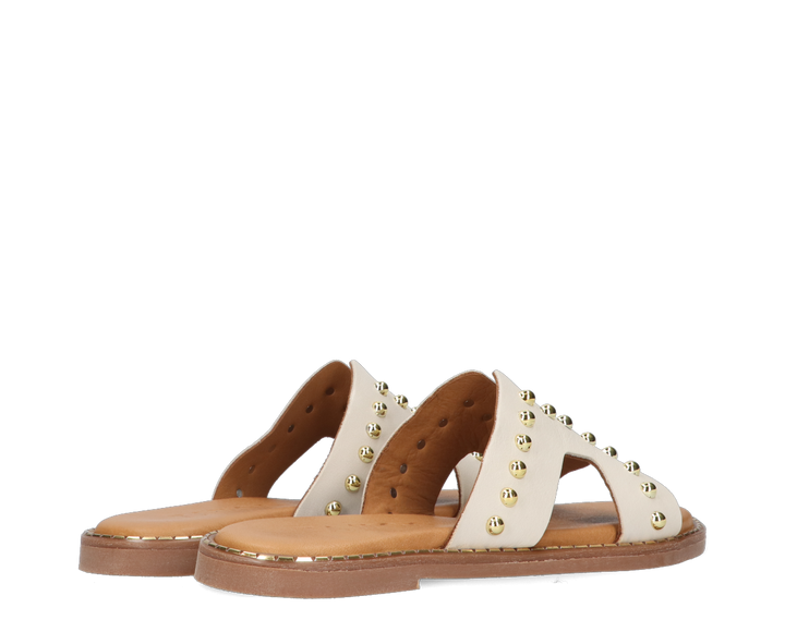 Audrey papucs szegecsek fehér