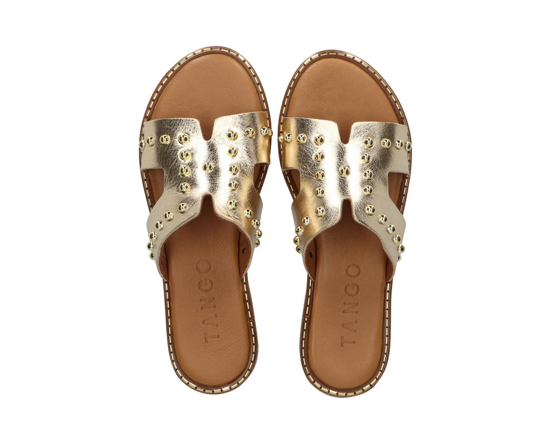 Audrey papucs szegecsek arany