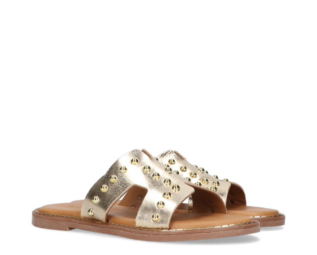 Audrey papucs szegecsek arany