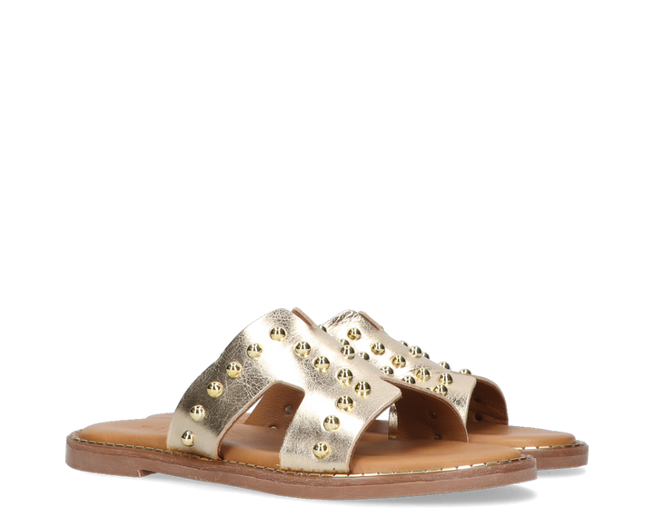 Audrey papucs szegecsek arany