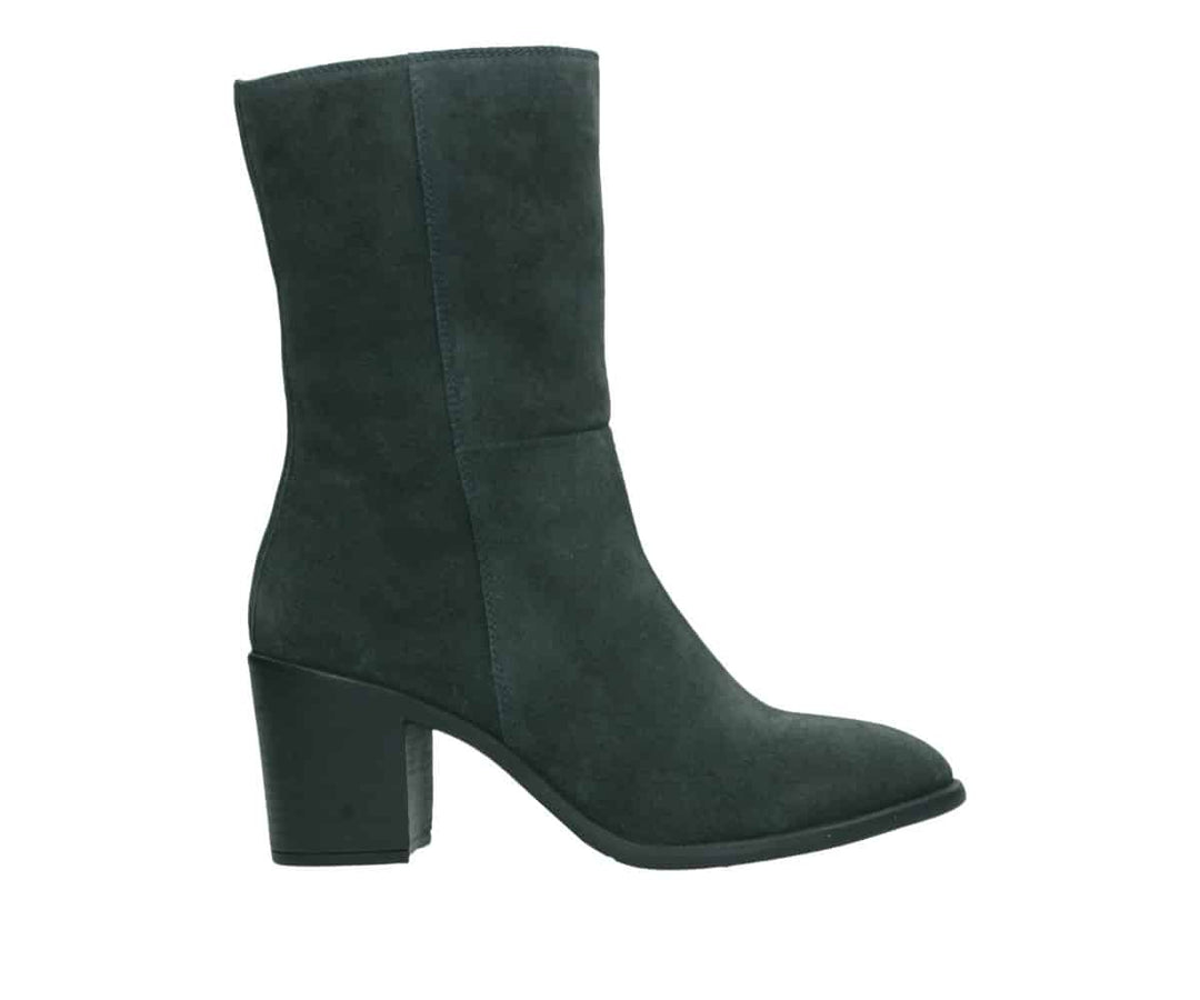MIKI MID BOOT Petrol velúr
