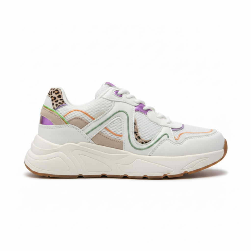 Carocel sneaker alb combi