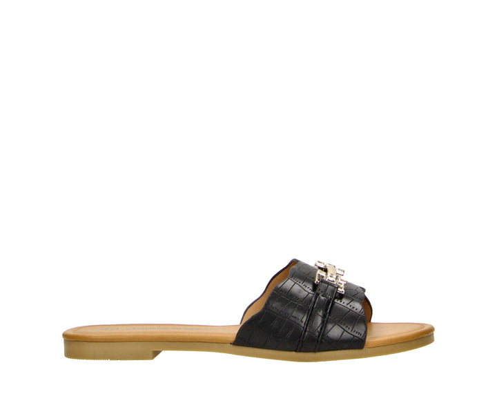 Olivia fekete papucs