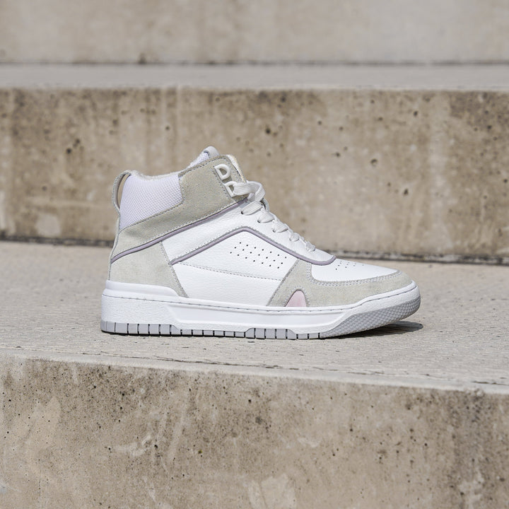 VIOLETTA MID SNEAKER fehér bőr