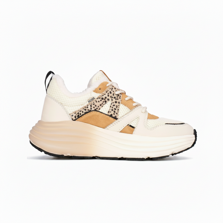 Wavy sneaker bej