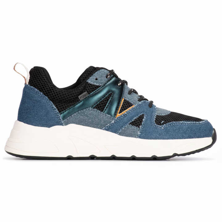 Kék/fekete Carocel sneaker kombináció