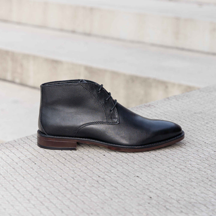 Charlie fekete bokacsizma