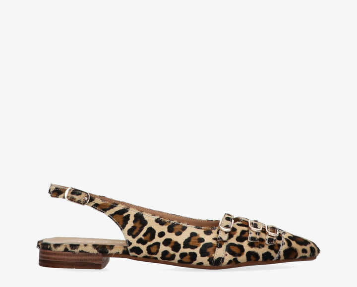 DUNA OPEN Leopard velúr