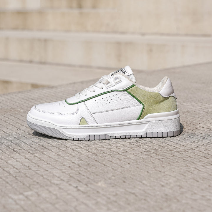 VIOLETTA SNEAKER Fehérmenta Bőr