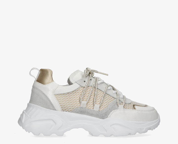 Alicia fehér/arany tornacipő