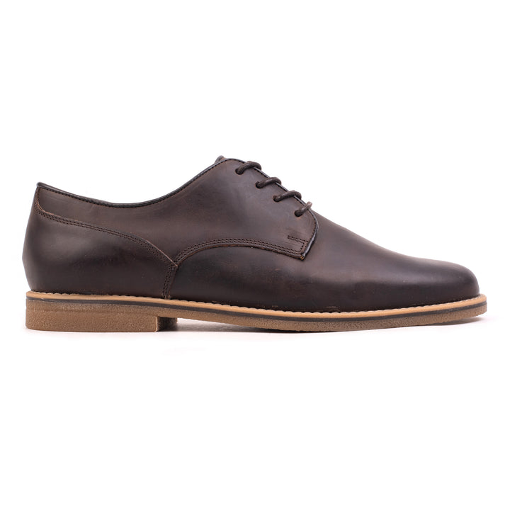 SPAZIO LACE UP barna bőr sneaker