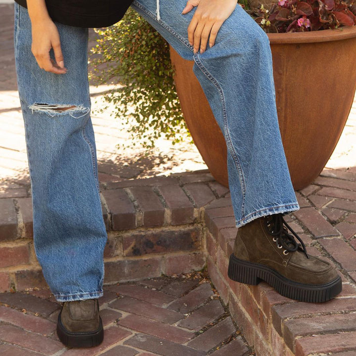 BENNET BOOT U.Green Suede csizma