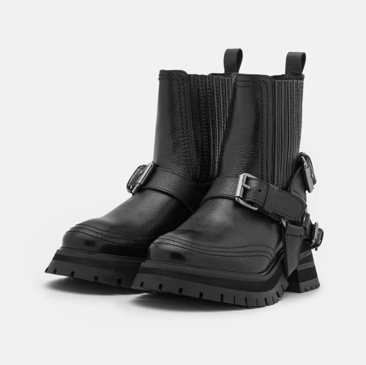 BRUCE CHELSEA BOOT fekete bőr