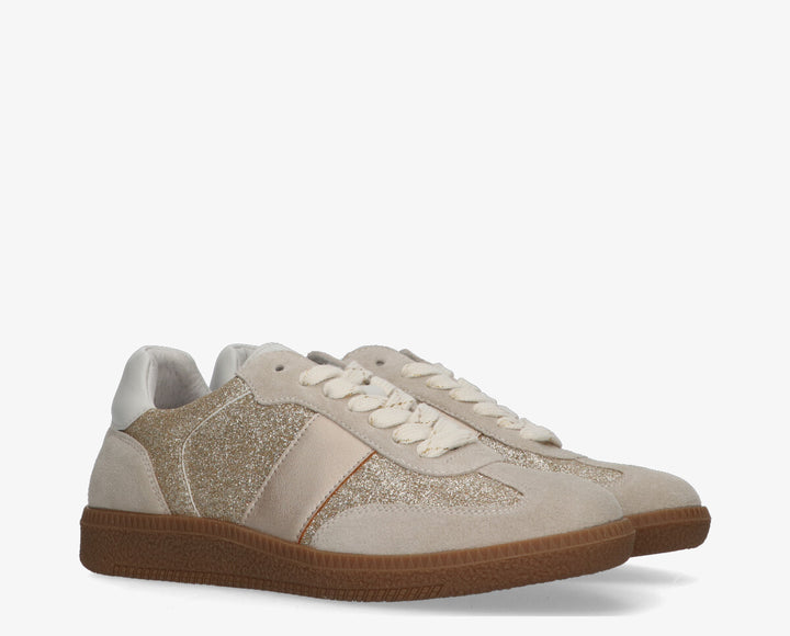 Bay sneaker 402 bézs/arany